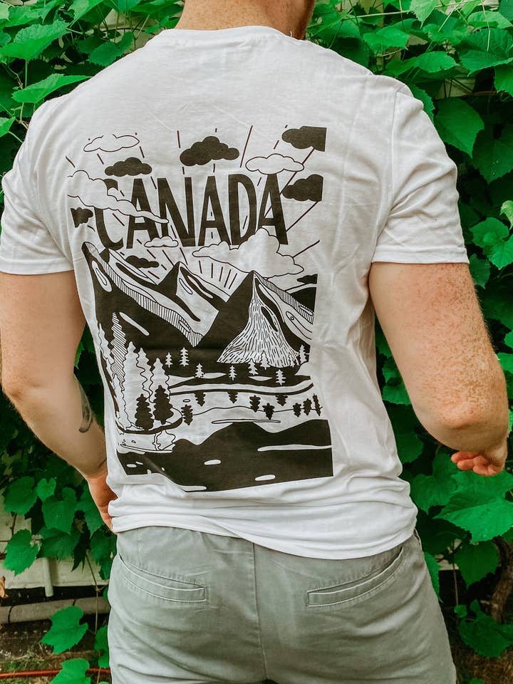 BrollyWeather – wholesale Screen printed t-shirt – Men′s – Screen Printed Canada T Shirt | Travel T Shirt | Unisex Tee5