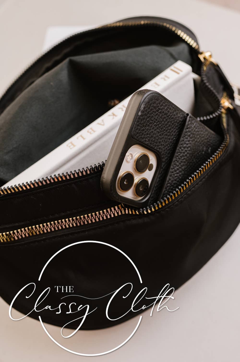 The Classy Cloth WS - Wholesale Crossbody Bag - Women's - Farah Fanny Bum Bag - Tan Checkered RTS5