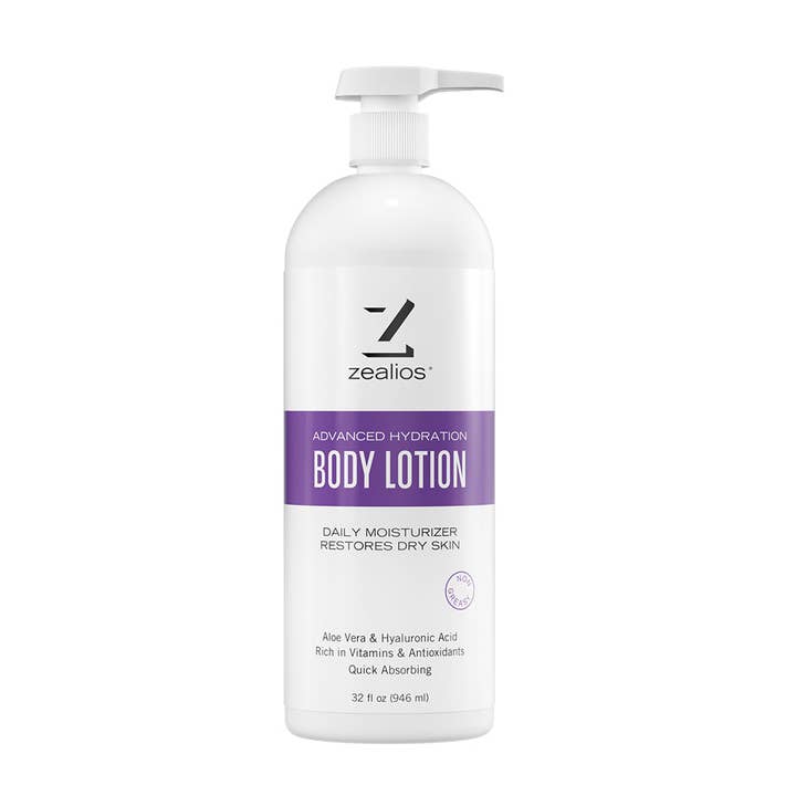 Body Lotion - 32 oz w/ Pump for wholesale by Zealios
