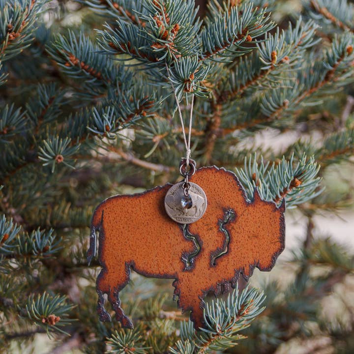 Cool Water Jewelry - Wholesale Ornament - In Love with Montana Buffalo/Nickel Ornament