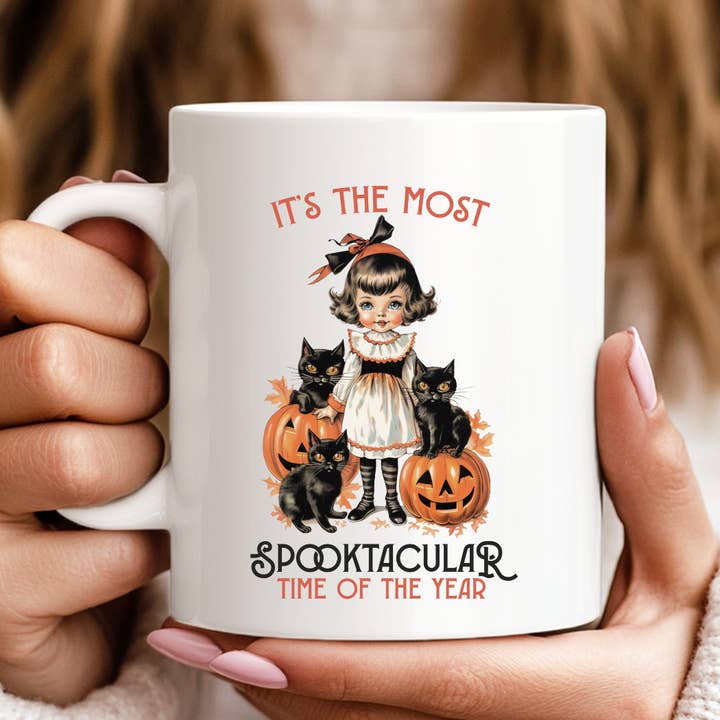 It's The Most Spooktacular Time Of The Year Halloween Mug for wholesale by Hello Gorgeous Mugs