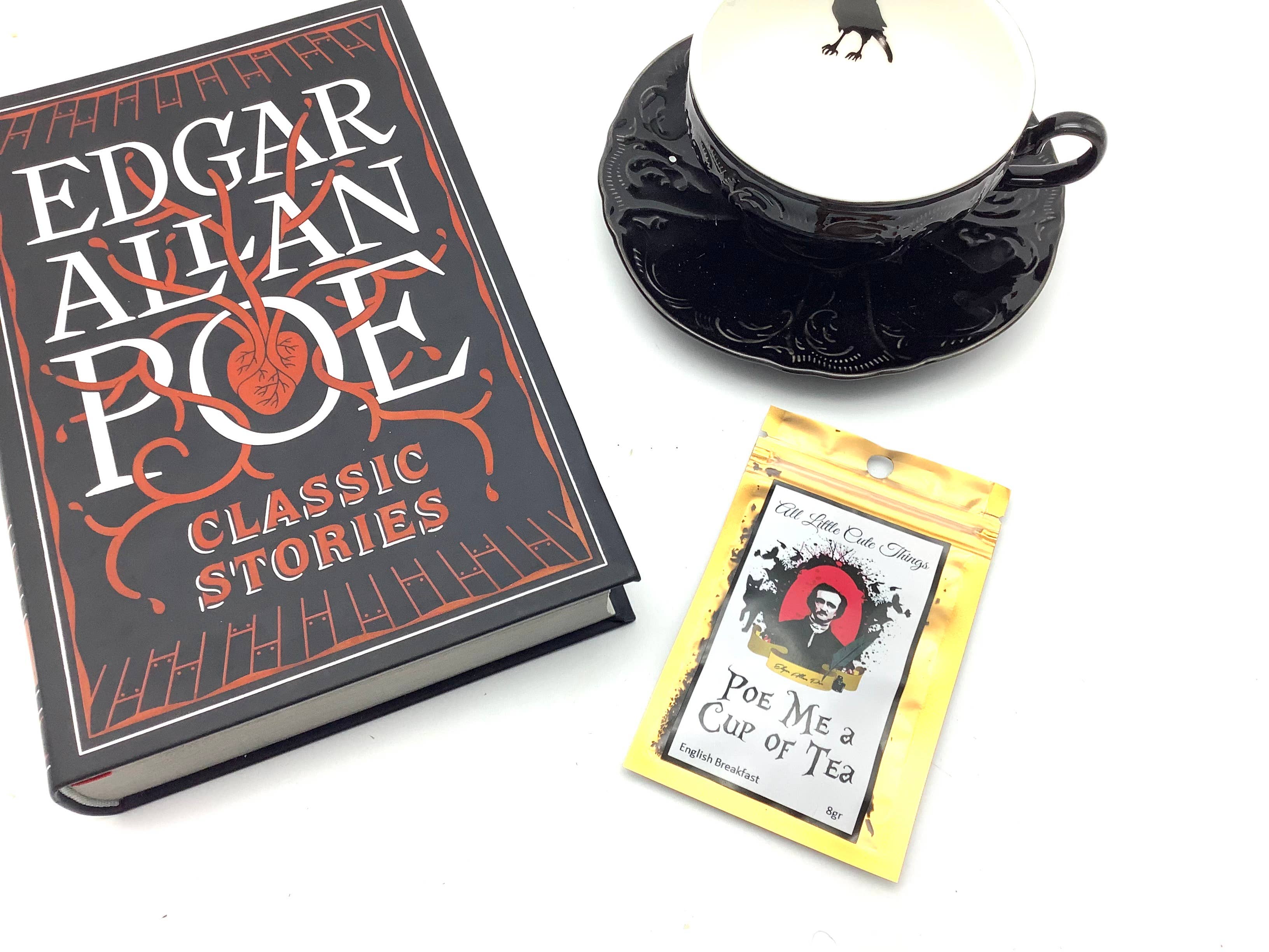 All Little Cute Things - Wholesale Loose Tea - Poe me some tea. Edgar Allan Poe loose tea packet book lover1