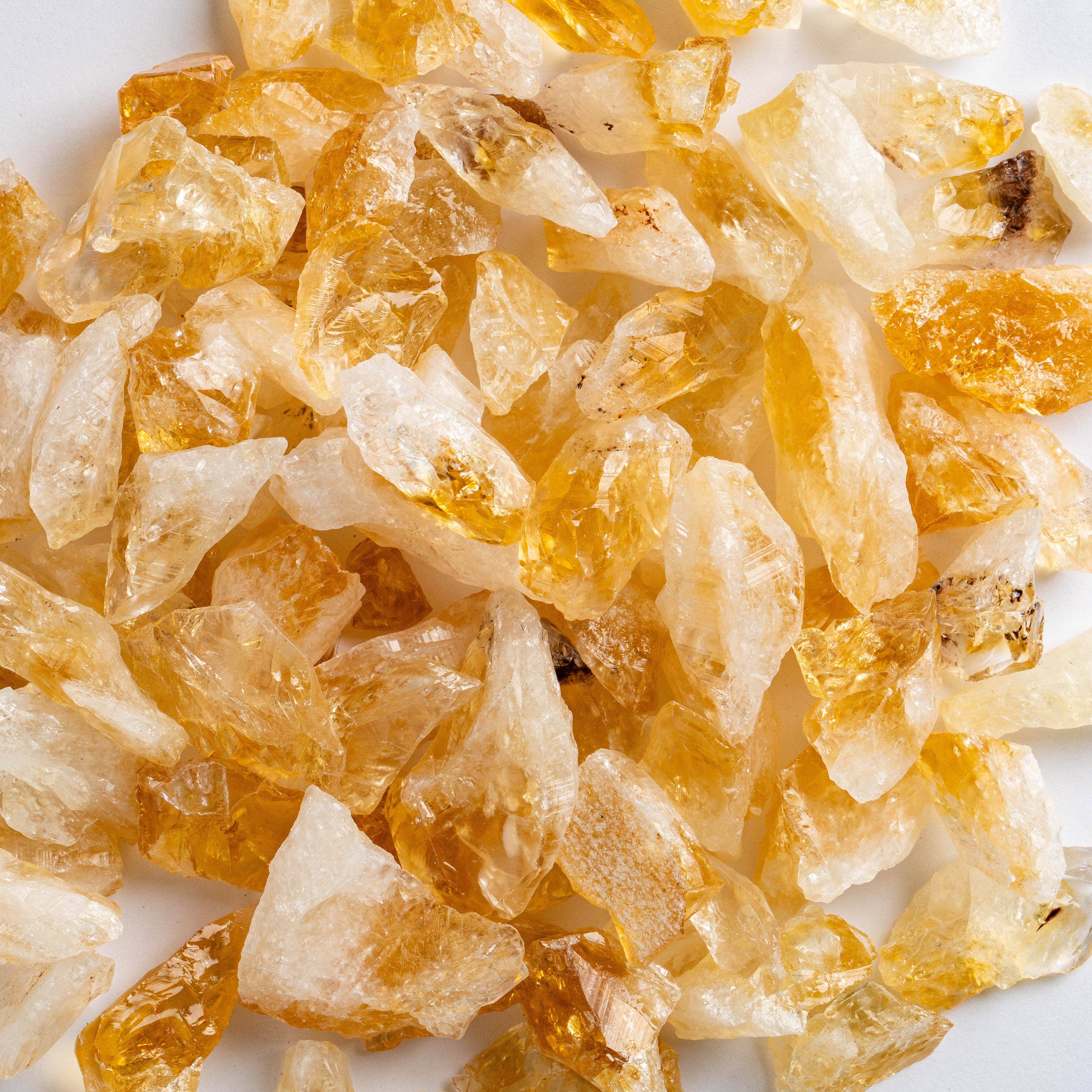 Rock Paradise - Wholesale Spiritual Stone/Crystal - Crystal Citrine and Golden Amethyst Stones in Organza Bag10