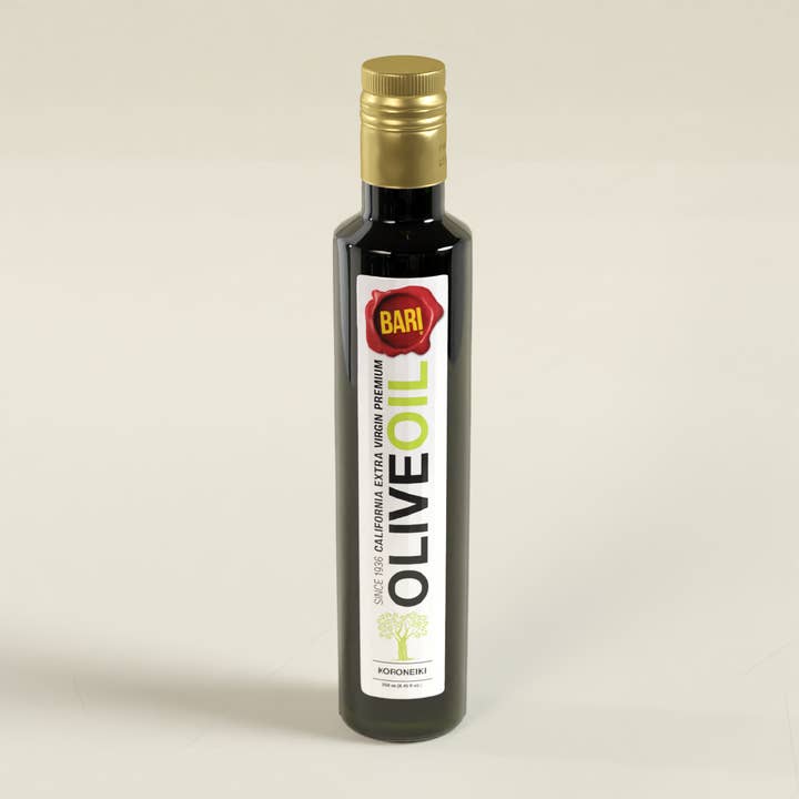 Bari Olive Oil - Venta al por mayor Aceite de oliva - Aceite de oliva virgen extra Koroneiki, 250 ml