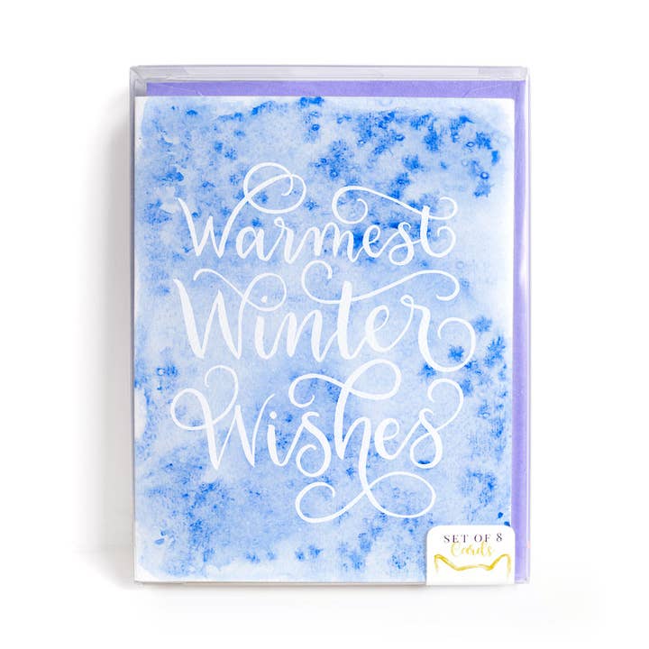 Warmest Winter Wishes Cards, Set of 8 for wholesale by CharmCat