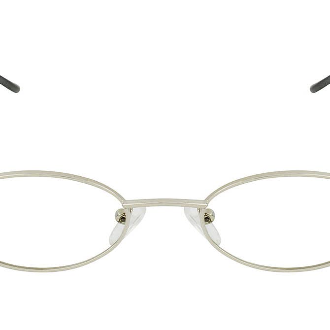 Lunettes ovales Adam - Argenté pour la vente par Retropeepers Ltd