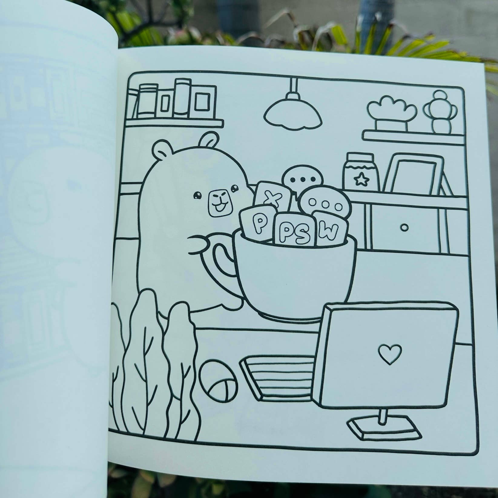 CapyFun - Wholesale Coloring & Activity Book - Adult - Signed Edition CAPYBARA BUBBLE TEA coloring book4