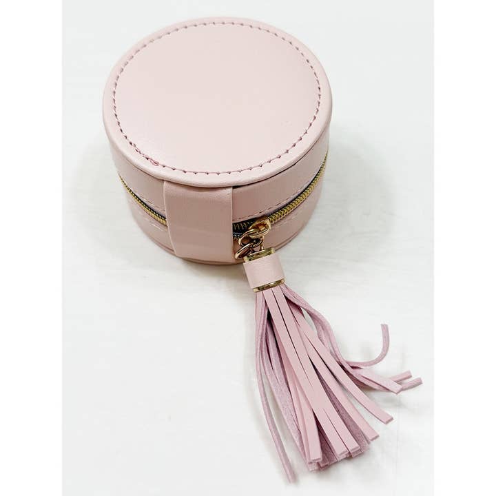 MIX COLOR Mini PU Travel Jewelry Case for wholesale on Faire