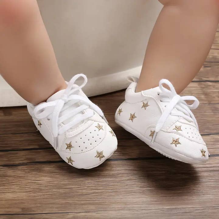 Huis Van Merken – Engroshandel Vuggesko – til baby – Sko med Blød Bund til Gåtræning | Anti-tab Spædbarnssko til 0-1 Årige5