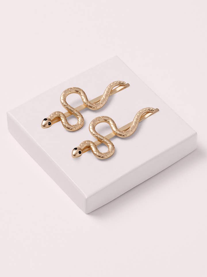 Frestande Orm Bobby Pins Set för wholesale av The Hair Edit