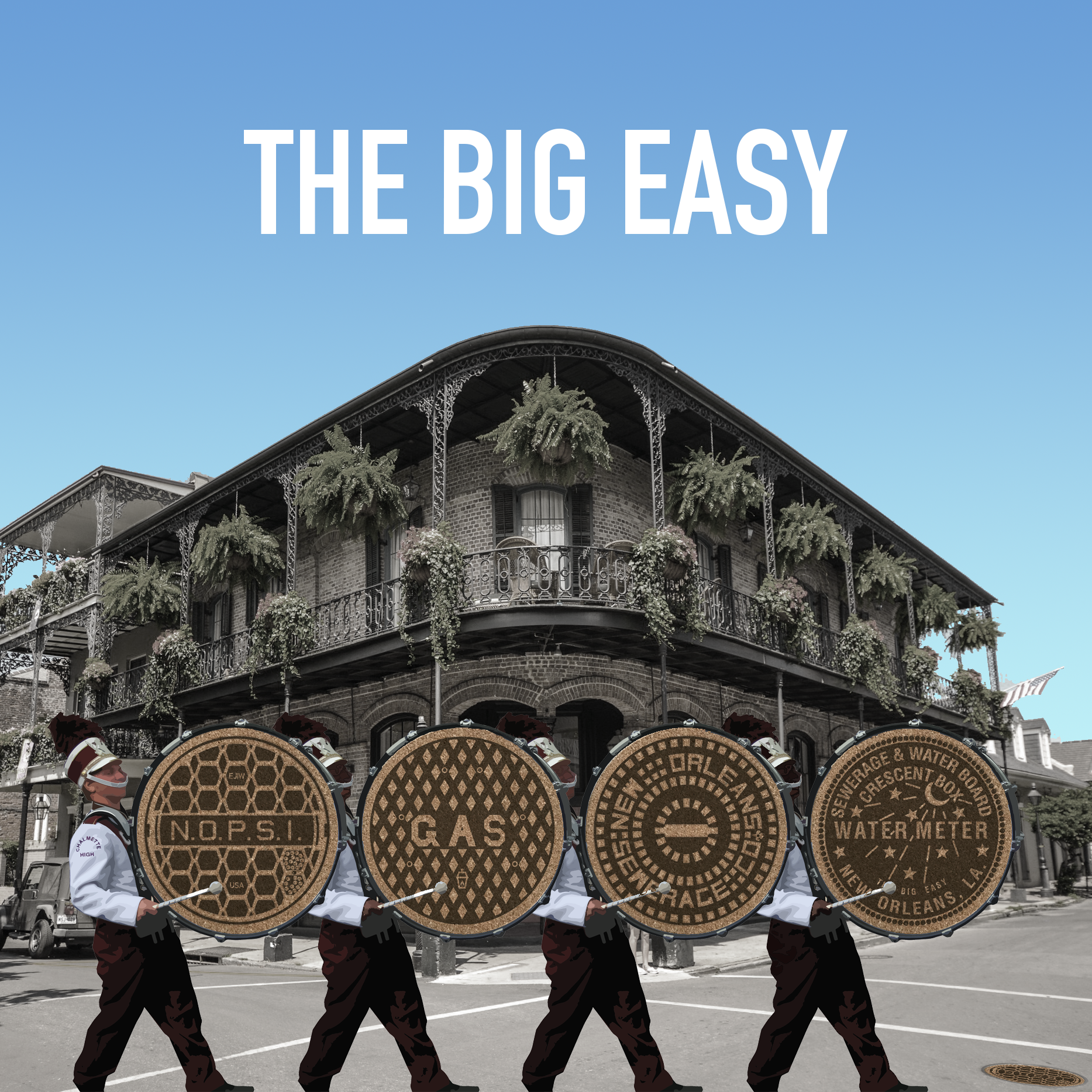 Tombino - Wholesale Coasters - Manhole Cover Coasters New Orleans0