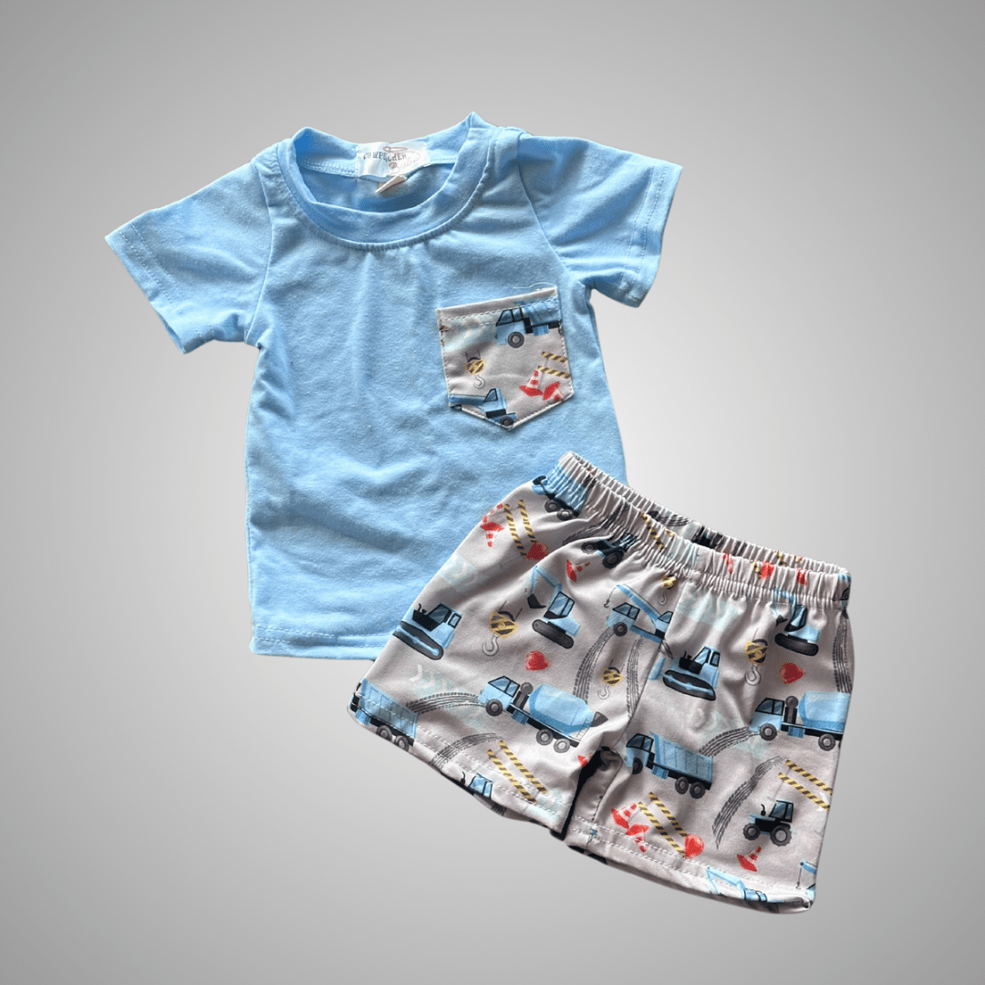 Cowpuncher Babe - Wholesale Top & Short Set - Kids - TRACTOR PULL-boys1