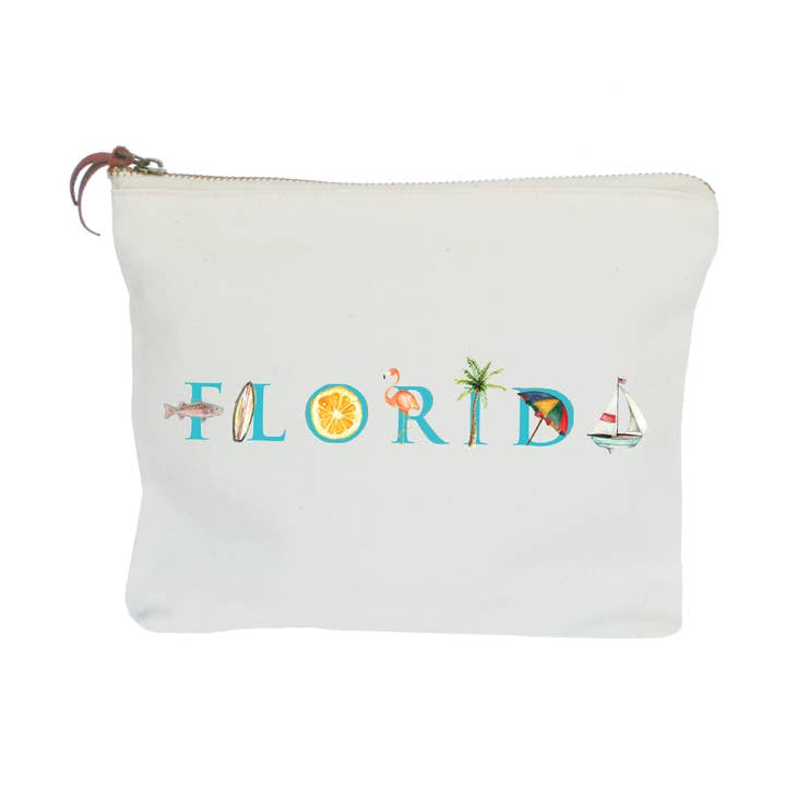 Pochette Florida con cerniera per la vendita all'ingrosso da parte di Tina Labadini Designs