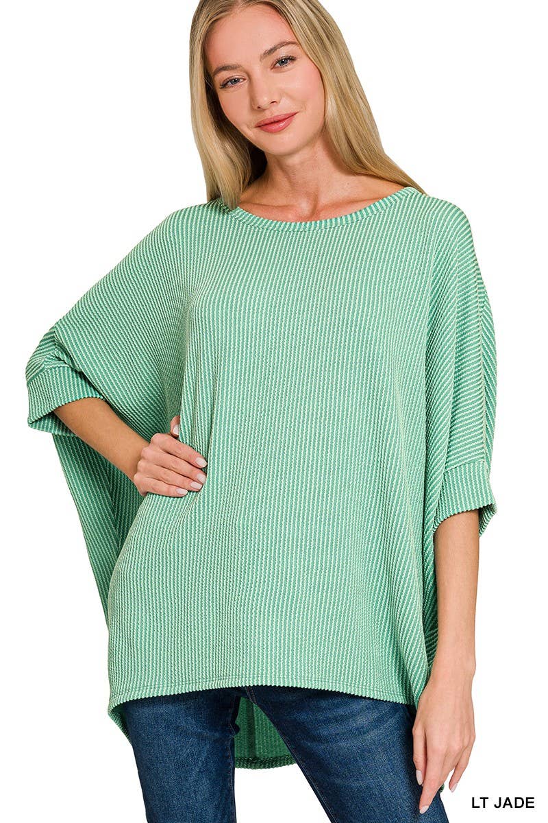 Vanilla Monkey - Wholesale Knit Top - Women's - Raised Rib Bat Sleeve Top18