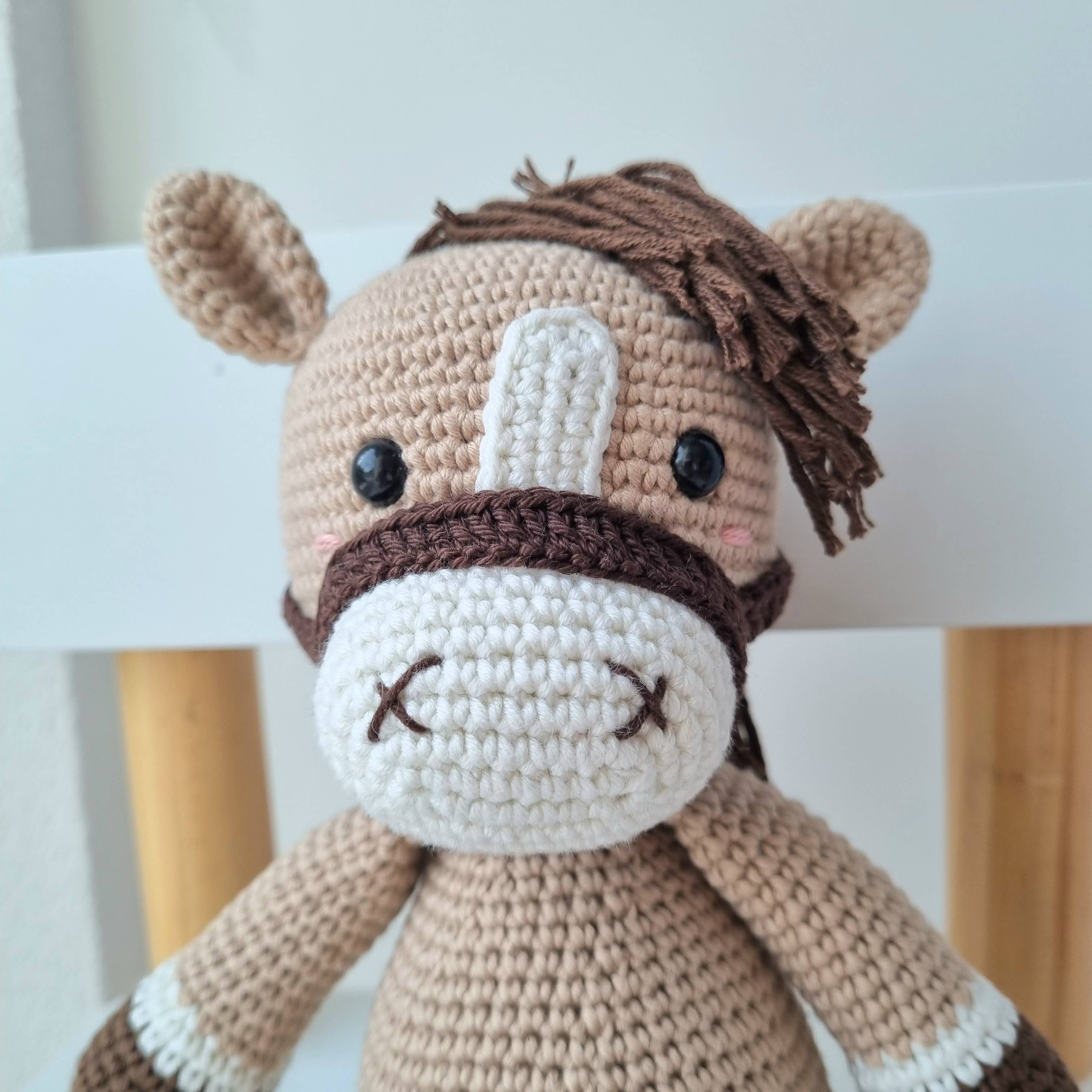 Teddi Bebe - Wholesale Stuffed/Plush Toy - Kids & Baby - XXL horse brown/beige4