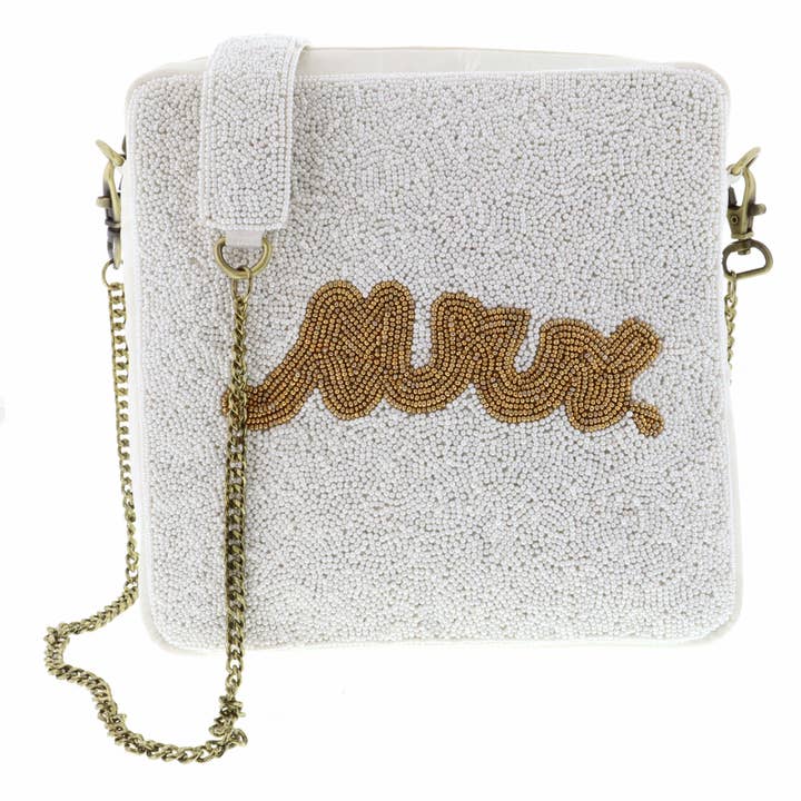 Miss To Mrs Beaded Purse for wholesale by Jane Marie