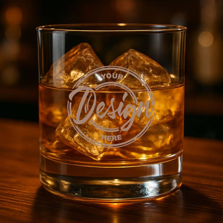 Whiskey / Rocks Glass – 12 oz | Custom Etched for wholesale by Vismark