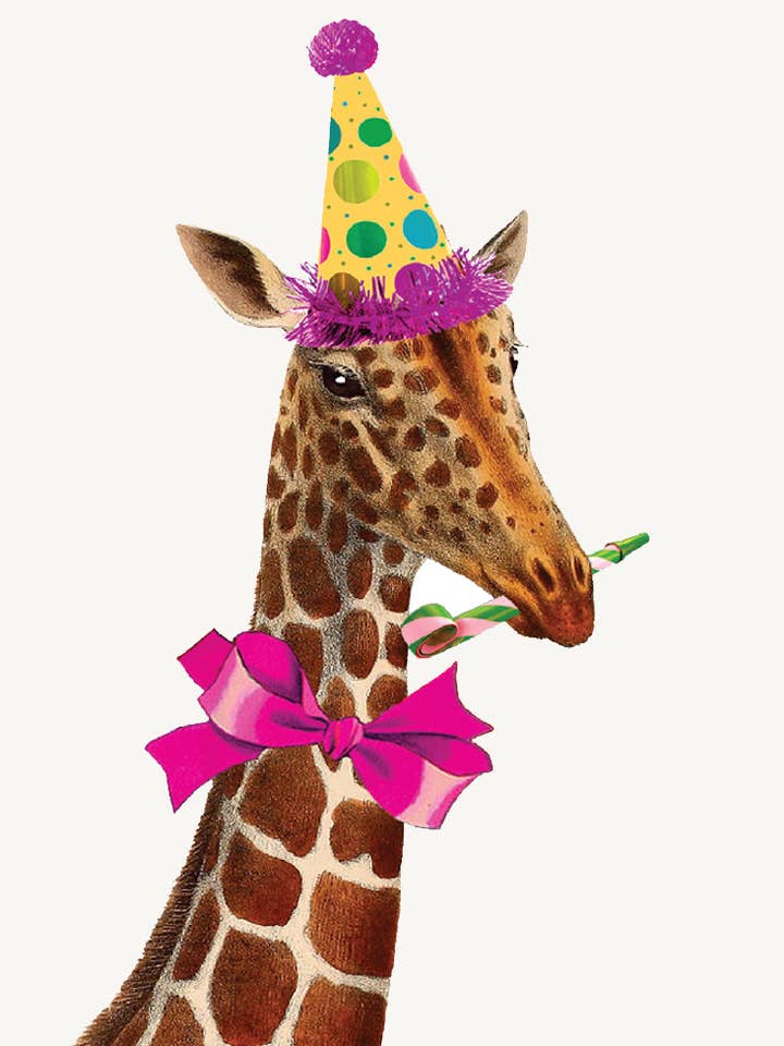 Giraffe • Mini Enclosure Card for wholesale by P. Flynn Design / Phun House