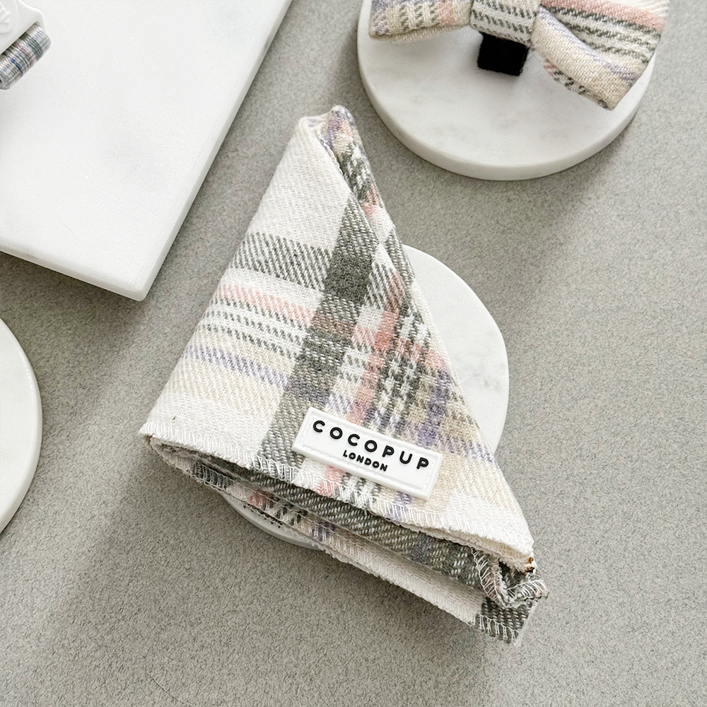 Cocopup London – wholesale Pet bandana – Dog – Spring Plaid Bandana0