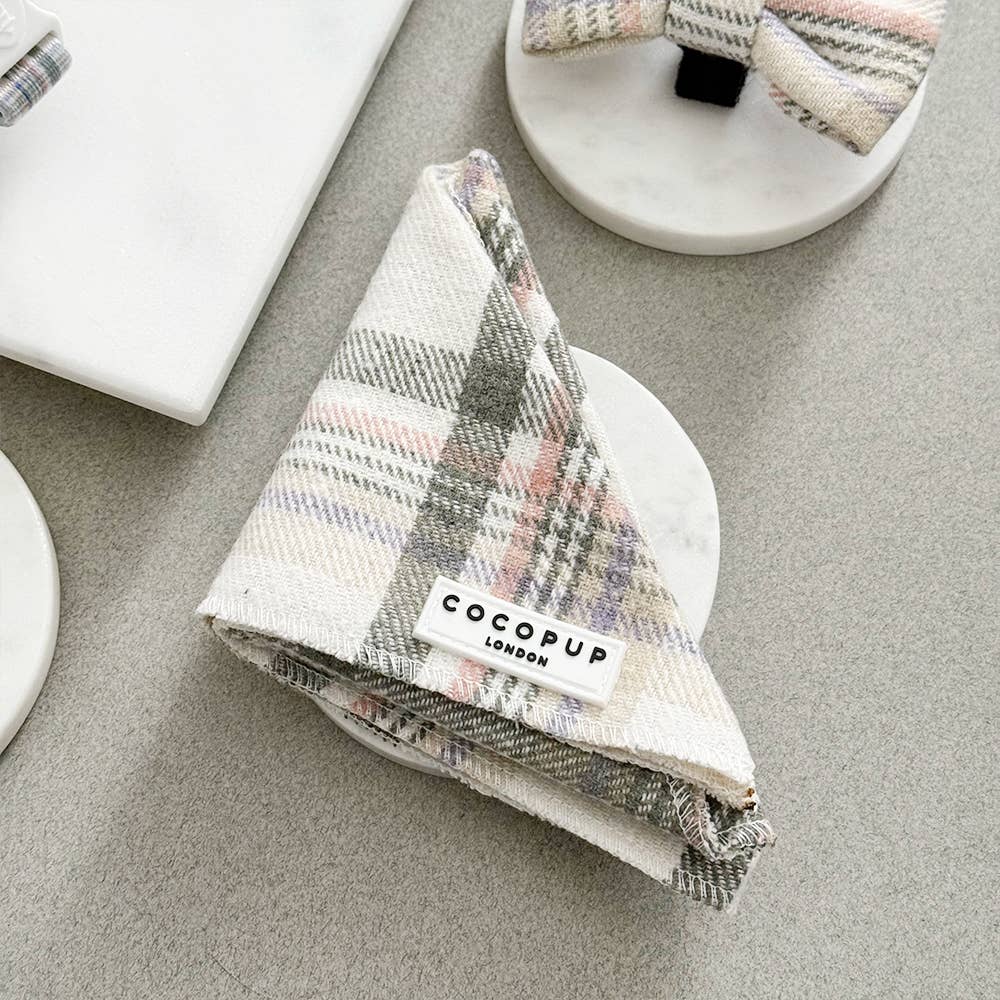 Cocopup London – wholesale Pet bandana – Dog – Spring Plaid Bandana