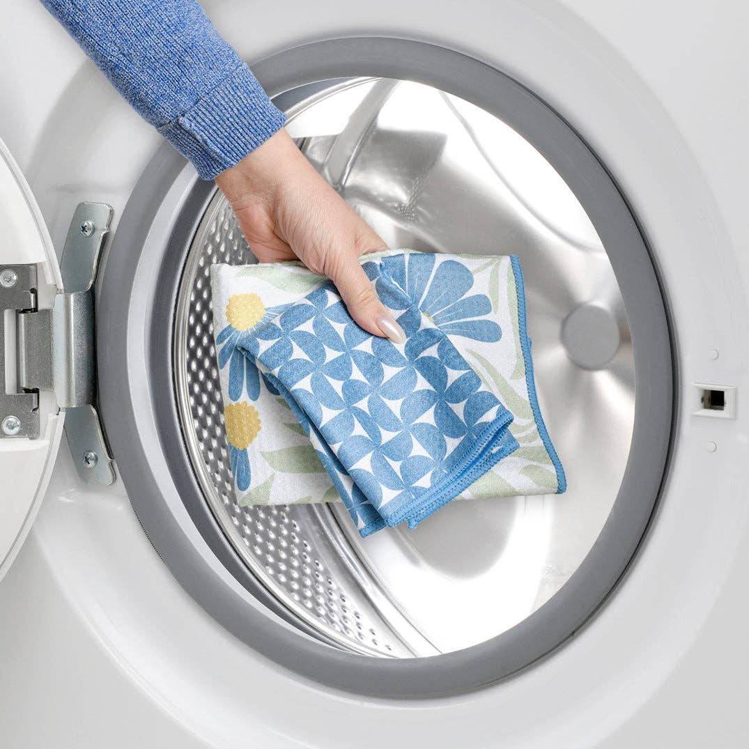 WerkShoppe - Wholesale Tea Towel - Blue Coneflower All Purpose Towel Set6