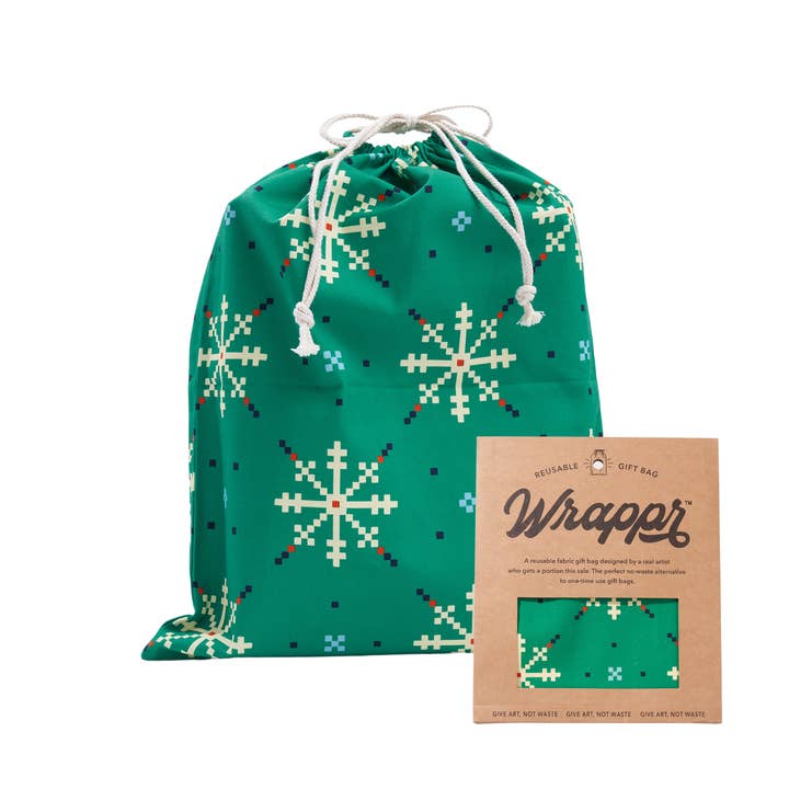 Fabric Gift Bag by Kelsey Weigl | 18", Cotton for wholesale by Wrappr