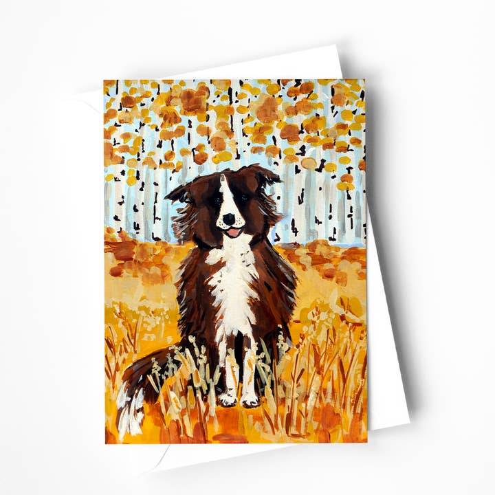 Kaley Alie Art – wholesale Everyday greeting card – Trail Dog (Shepherd) Greeting Card0