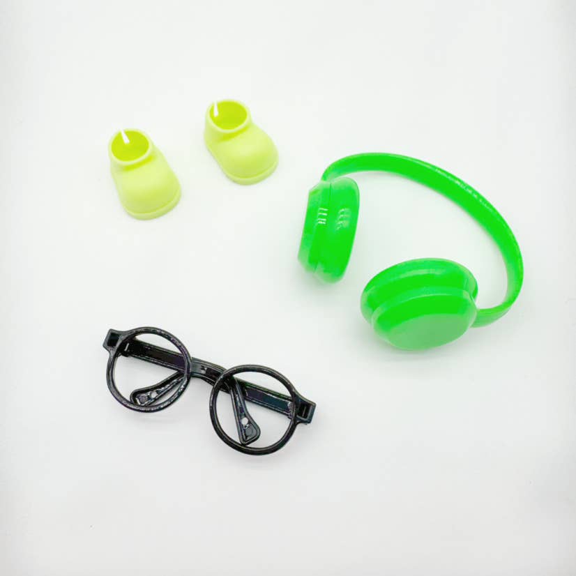 Lilyrosy（Duty free) - Wholesale Doll Accessory Kit - Kids - Accessories Set for 17cm dolls – Headphones, Shoes, Glasses5