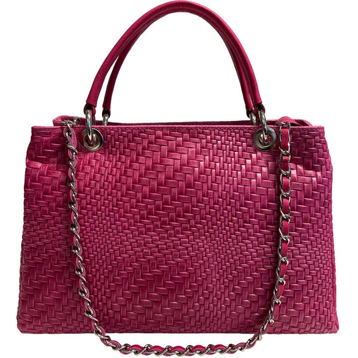 MODARNO - Wholesale Top Handle Bag - Women's - Modarno women's handbag in genuine leather with shoulder str13