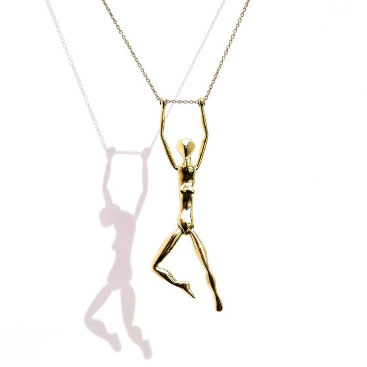 Bisjoux - Venta al por mayor Collares con colgantes/abalorios - Collar con colgante de cuerpo y alma, cuerpo y alma, latón