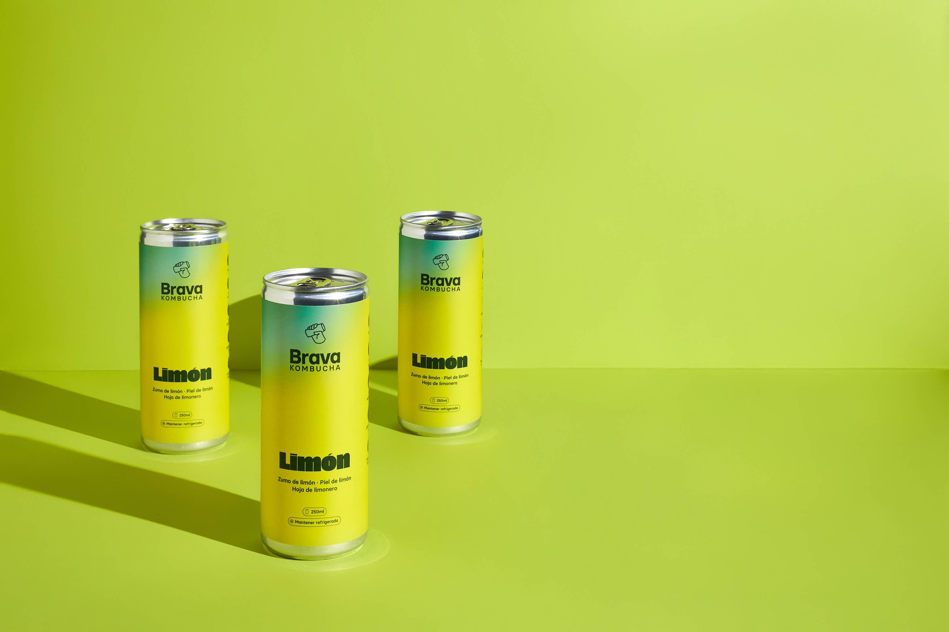 Brava kombucha – wholesale Kombucha – Brava Limón - 🏆 Winner World Kombucha Awards 20231