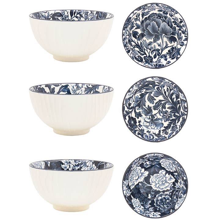 Toskana Dunkelblau Fleur Schale Mittel für den Großhandel von Joe Davies