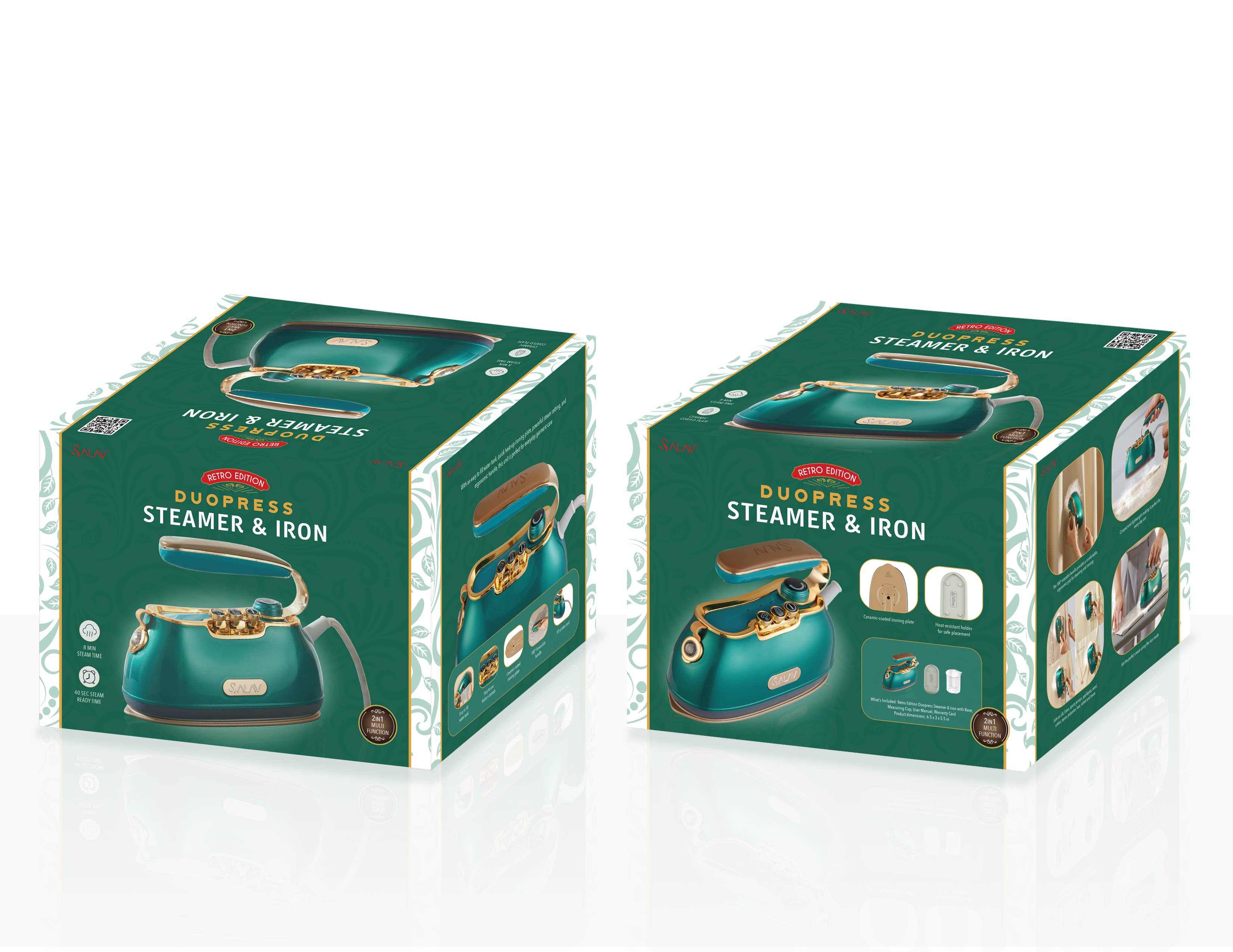 Salav-True & Tidy – wholesale Steamer – Retro Edition Duopress Steamer and Iron10