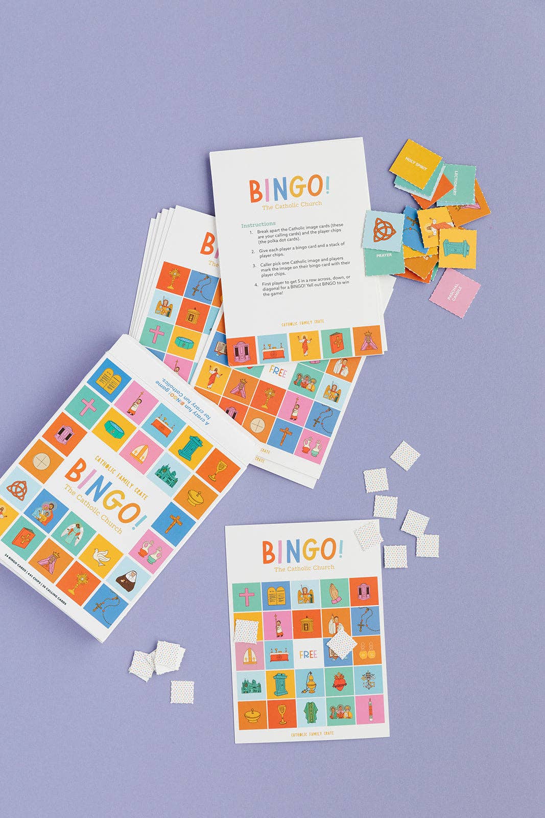 Catholic Family Crate® - Vente Jeux de cartes - Bingo catholique4