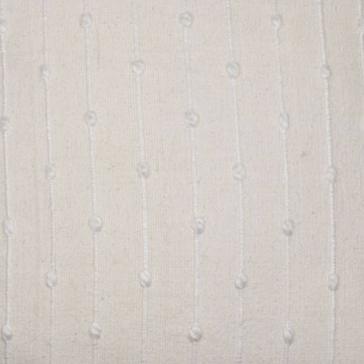 Foreside Home & Garden - Wholesale Throw/Decorative Pillow - SALE - Kira White 18x18 Filled Pillow Tied Chenille Knots4