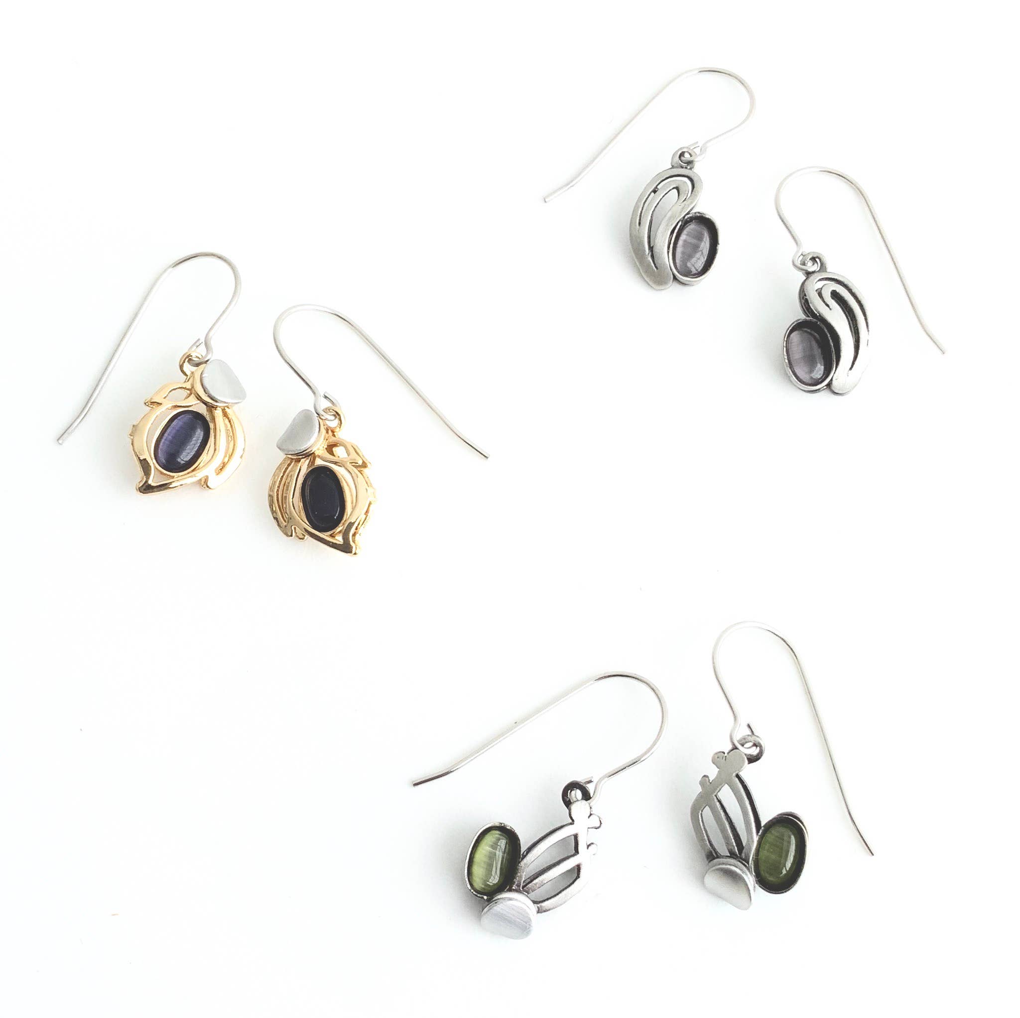 Christophe Poly / Crono Design – Engroshandel Smykkesæt – ØRERINGE Forpakning (DW12.1) - 15x Mini WireEars & Gratis Displays50