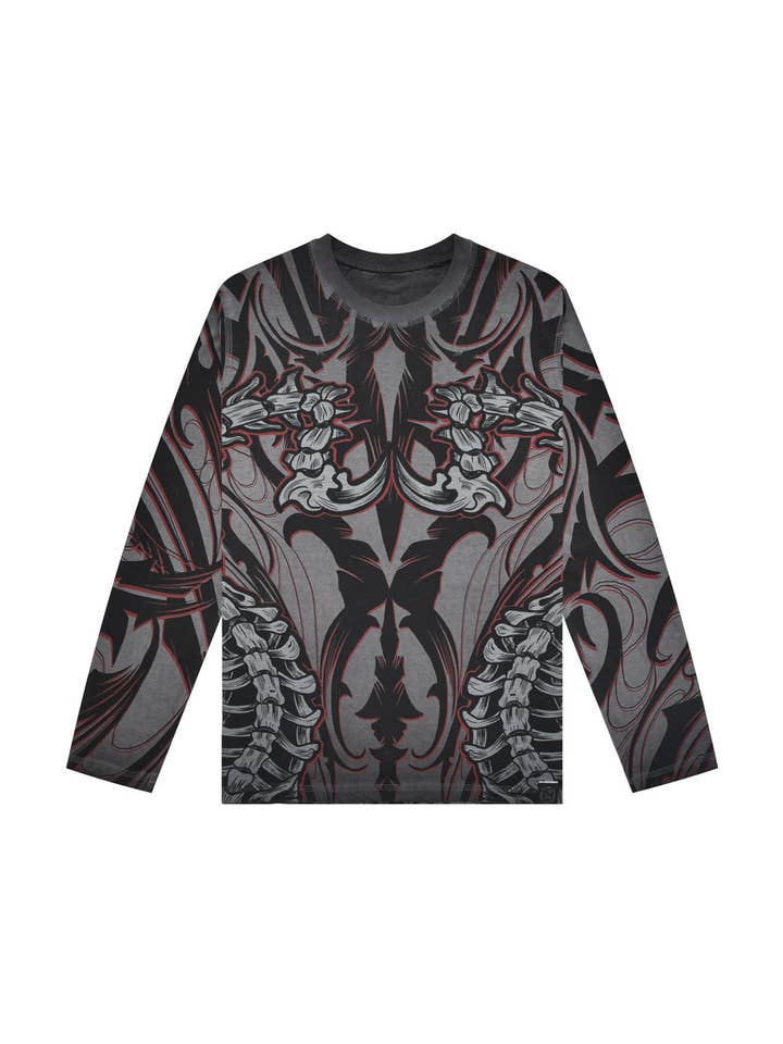 Enfant | T-shirt à manches longues double face à motifs intégral pour la vente par Scorpion Bay