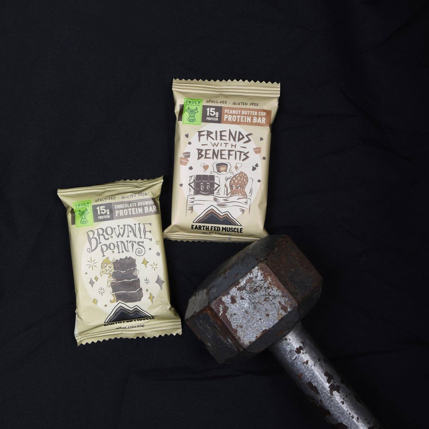 Earth Fed Muscle - Wholesale Snack Bar - Chocolate Peanut Butter Grass-Fed Whey Protein Bars5