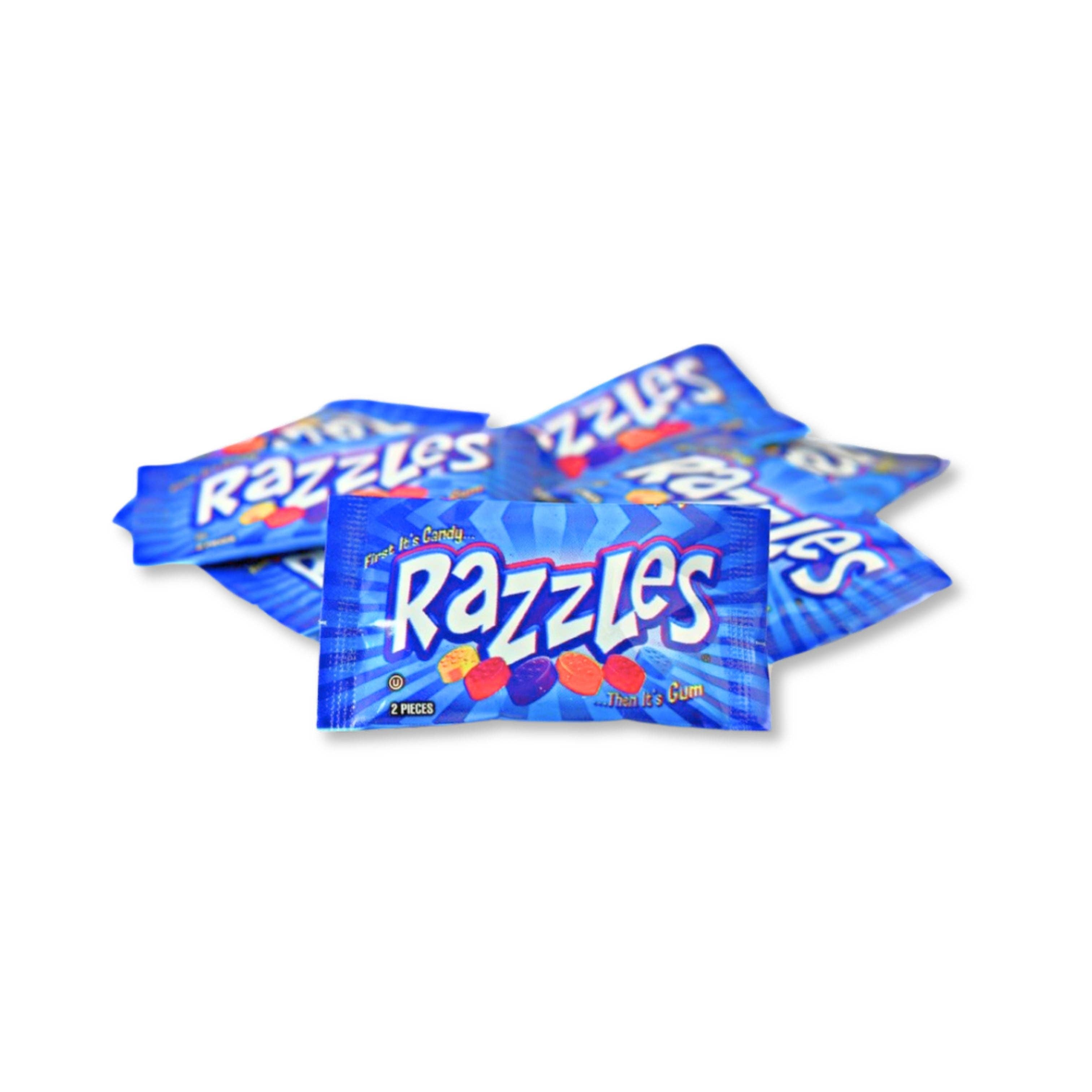 Candy In Bulk - Vente Chewing-gums - Razzles Bonbons Gomme Original – Saveurs de Fruits Assorties – Sac Économique en Vrac1