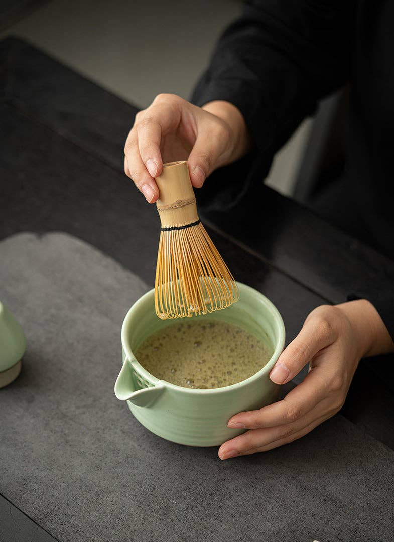 Gohobi （We cover U.S. import duties） – Engroshandel Tesæt – Gohobi Farverigt Keramisk Matcha Sæt med Skål19