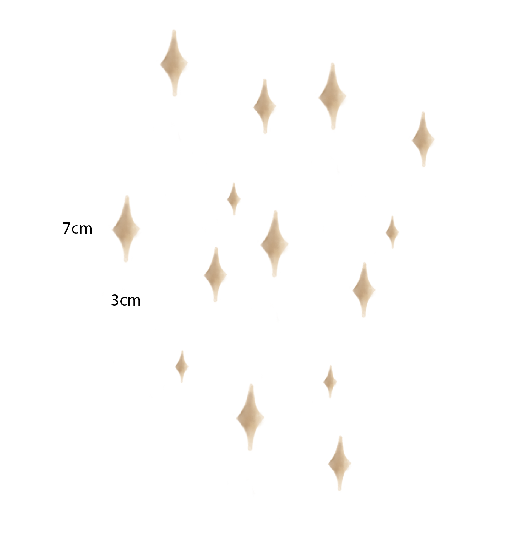 lm baby art - Venta al por mayor Decoración de pared - Niños y bebés - Adhesivos murales estrellas - Colección Sunny Bloom2