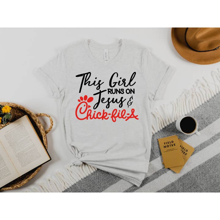 This girl runs on Jesus for wholesale by Self Made Life Co