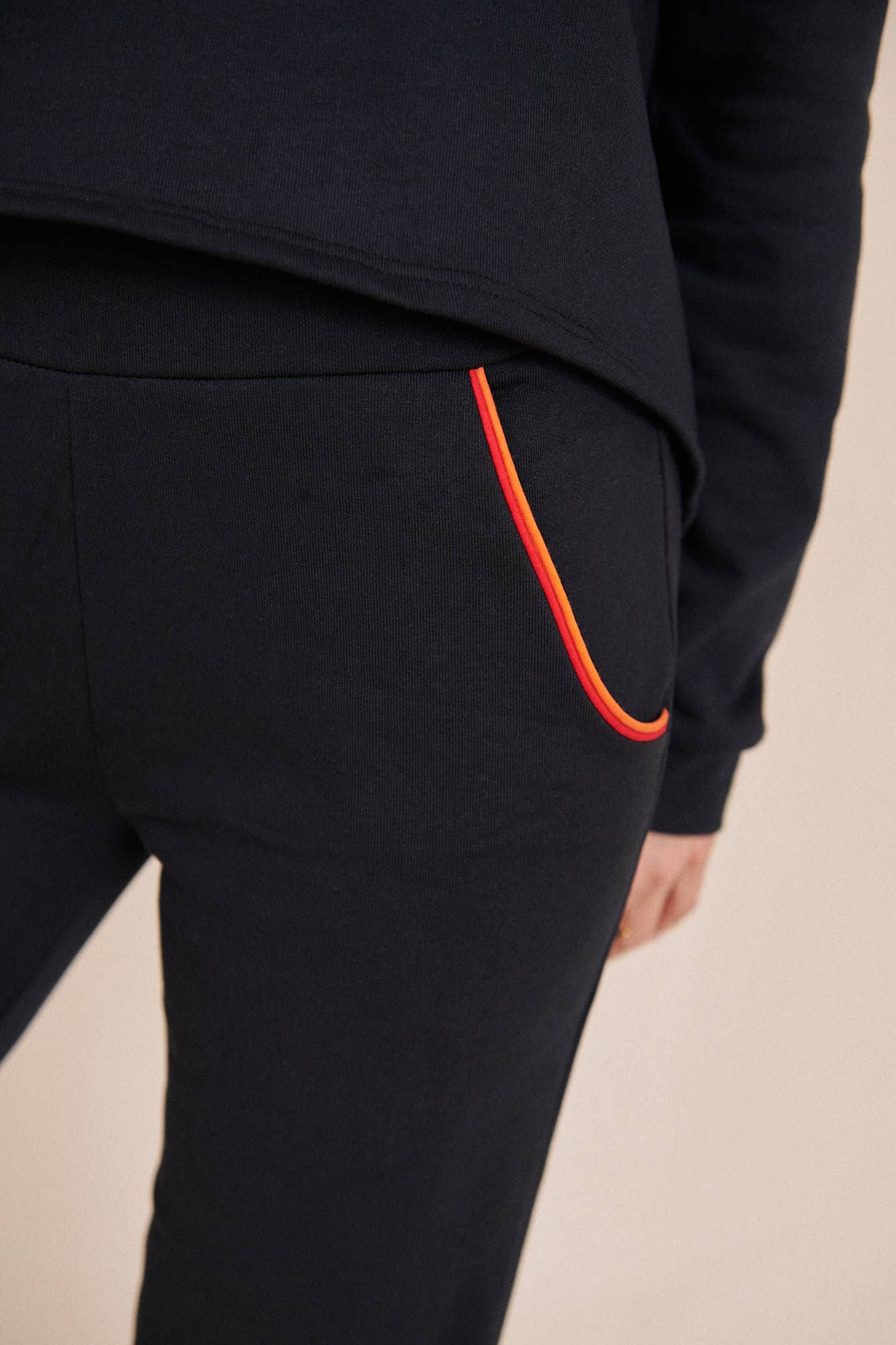 INADEA - Wholesale Athletic Sweatpants/Joggers - Women's - RILEY Black Pants3