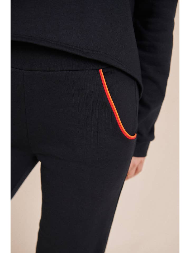 INADEA - Wholesale Athletic Sweatpants/Joggers - Women's - RILEY Black Pants3