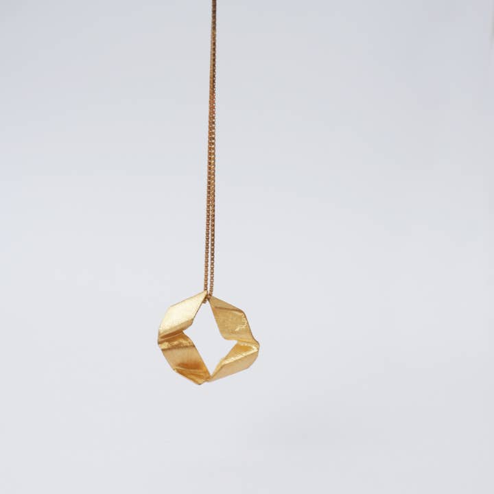 Origami kleine Halskette für den Großhandel von JDS JEWELLERY DESIGN STUDIO 2016