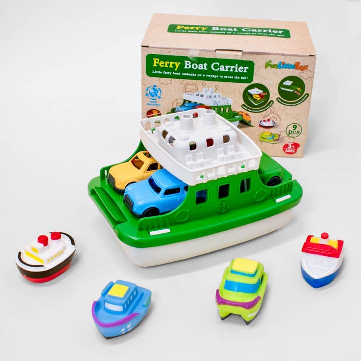 Toy Boat Bath Toys for Toddlers with 4 Cars Toys and other Purchase Wholesale rc boat. Free Returns & Net 60 Terms on Faire trending on Faire.