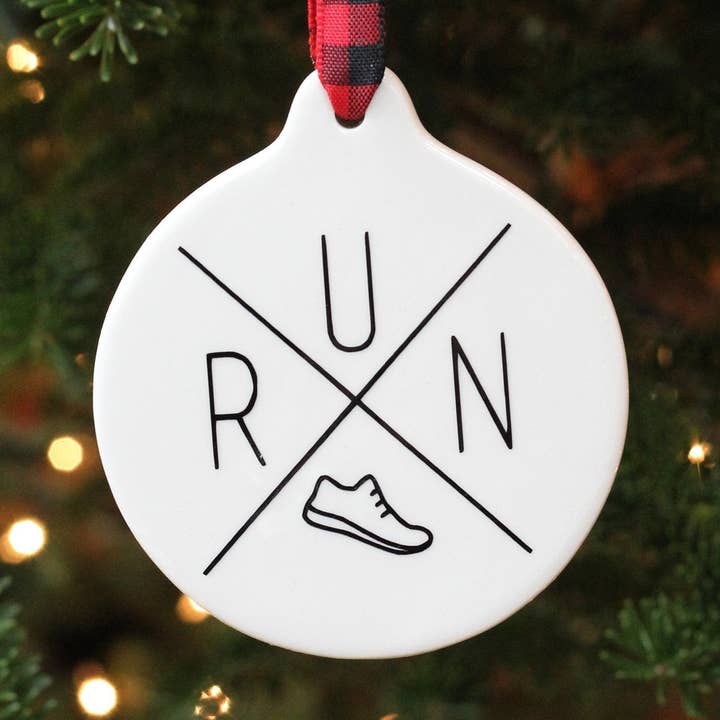 Running Ornament for wholesale by Melody Press Co.