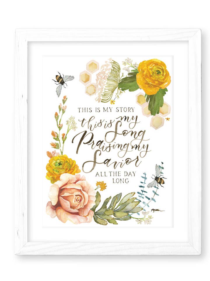 This Is My Song Print for wholesale by GraceLaced by Ruth Chou Simons