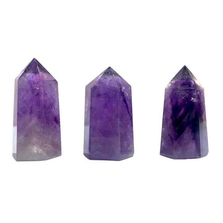 Amethyst tip for wholesale by Foliesbijoux
