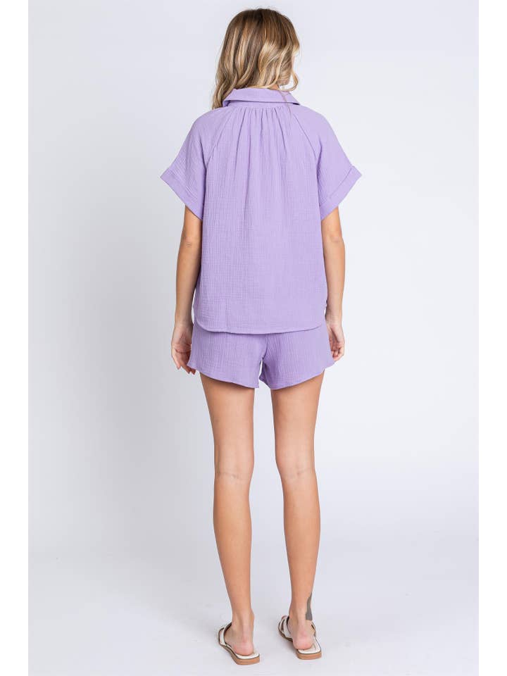 GeeGee x Lovelo - Vente Ensemble de vêtements d'intérieur – femme - Ensemble de 2 pièces Plus Gauze : WTP61501PL7